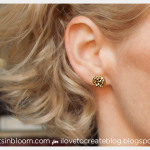 DIY Glitter Earrings by Trinkets in Bloom