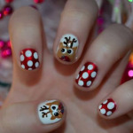Reindeer Nail Polish by Dollar Store Crafts