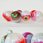 Glittery Marble Ornaments by Jaderbomb