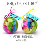 DIY Feather Ornaments by Margot Potter
