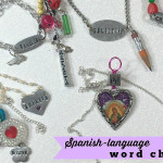 Spanish Language Word Charms by Crafty Chica