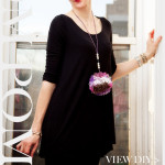 DIY Pom Pom Necklace by Trinkets in Bloom
