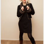 Wolford Tights worn with faux fur