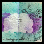 Symmetrical Art Journal Background by Stephenie Hamen