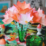 Coffee Filter Tulips by Aunt Peaches