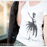 Watercolor Ballerina T-Shirt Photo 3