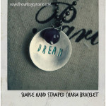 Simpel Hand Stamped Charm Bracelet by Stephenie Hamen