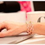 Rhinestone Braided Bracelet by Trinkets in Bloom