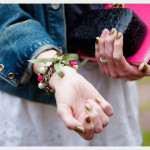 DIY Ribbon and Chain Bracelet by Trinkets in Bloom