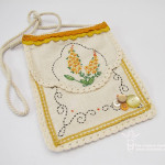 Vintage Needlework Small Bag by Vicki O’Dell