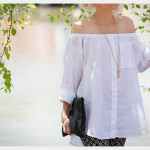 DIY Off the Shoulder Top photo 4 by Trinkets in Bloom