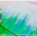 ColorShot Shorts DIY 2nd color spraying