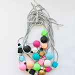 Kid-Made T-Shirt Yarn Beaded Necklaces by Hello, Wonderful