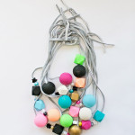 Kid-Made T-Shirt Yarn Beaded Necklaces by Hello, Wonderful