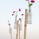 DIY Frosted Glass Vase Stakes by Something Turquoise