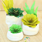 Duct Tape Succulents and Faux Pinch Pots by Mark Montano