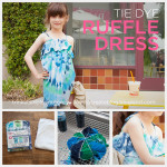 DIY Tie Dye Ruffle Dress by Trinkets in Bloom
