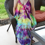 Abstract Tie Dye Comfy Dress by Allison Murray