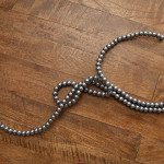 Stella McCartney Inspired DIY Wired Pearl Necklace bending wires