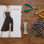 Stella McCartney Inspired DIY Wired Pearl Necklace supplies