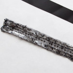 Scrap Ribbon Bracelet DIY tapping the back