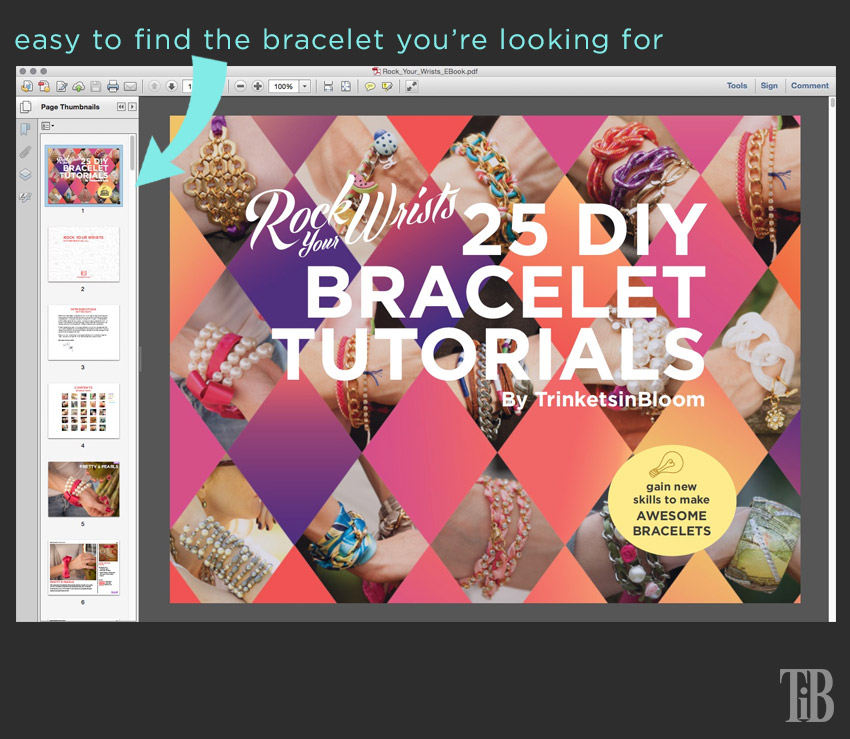 Rock Your Wrists 25 DIY Bracelet Tutorials cover