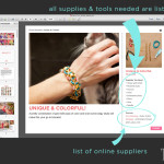 Rock Your Wrists 25 DIY Bracelet Tutorials supplies page
