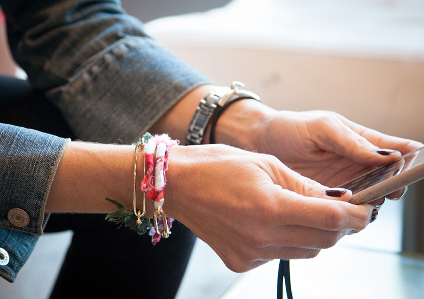 DIY Fabric Bracelets by Trinkets in Bloom