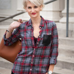Patched Plaid Shirt DIY