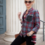 Patched Plaid Shirt DIY