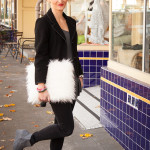 DIY Faux Fur Clutch by Trinkets in Bloom