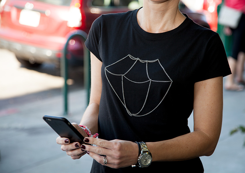 DIY Tee with Chains by Trinkets in Bloom