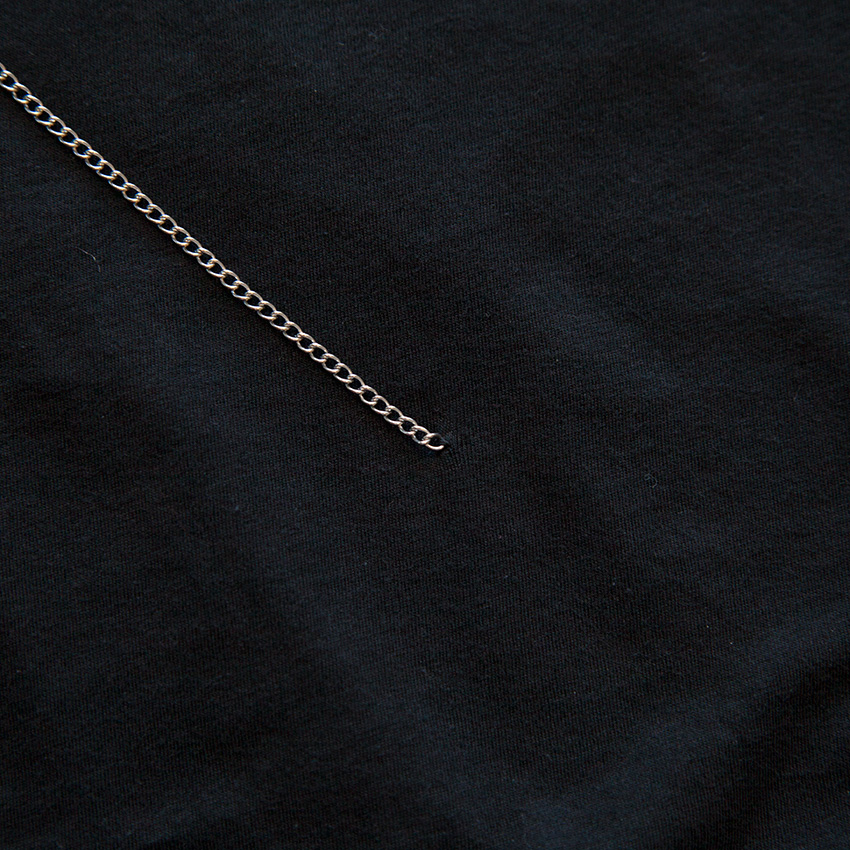 DIY Tee with Chains sewing