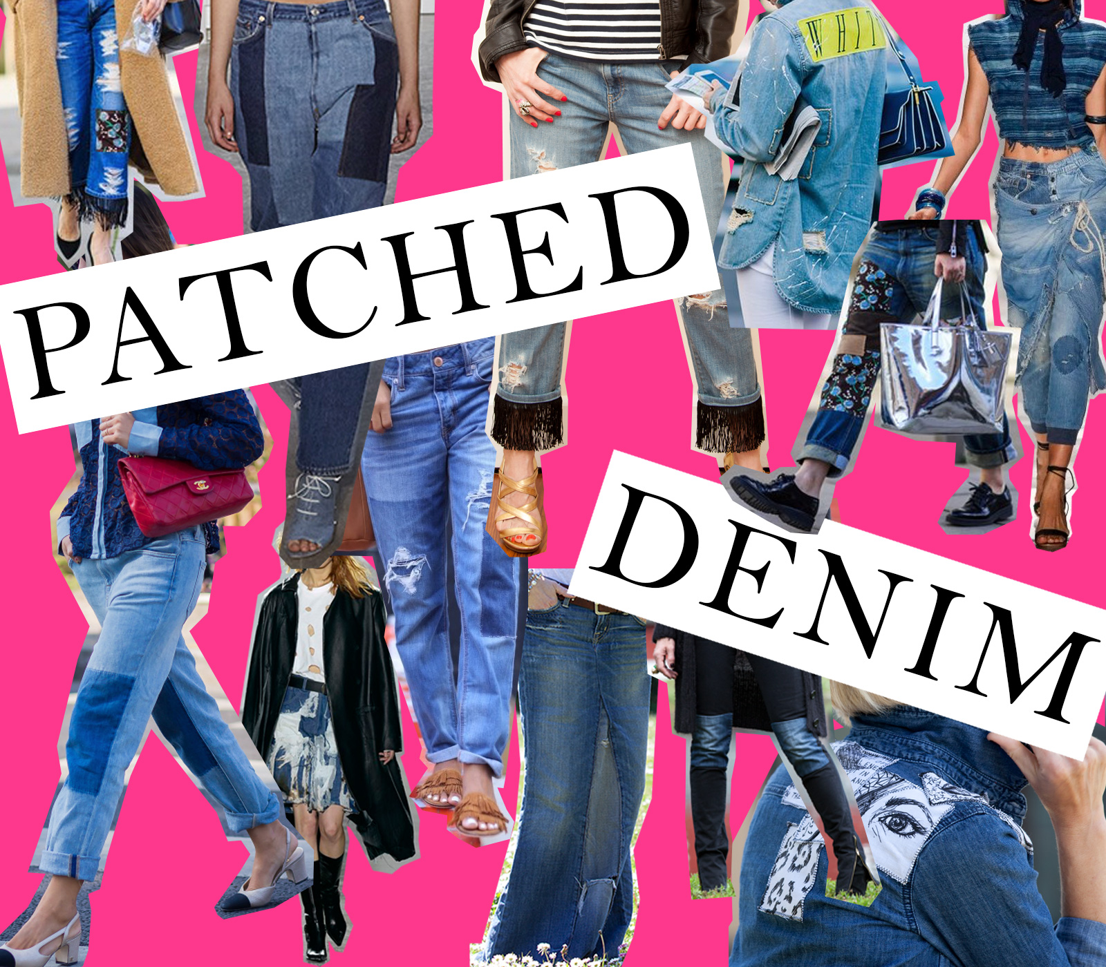 Patched Denim Trend Inspiration by Trinkets in Bloom