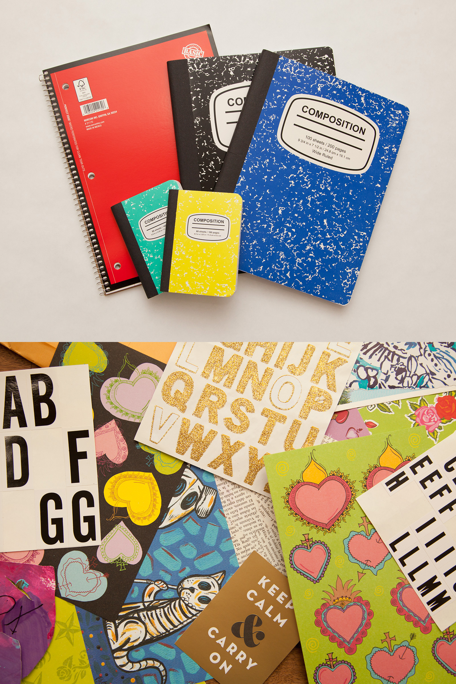 DIY Notebooks for Back To School by Trinkets in Bloom