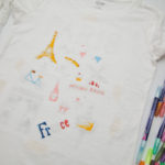 DIY Paris Doodle T-Shirt Colors by Trinkets in Bloom