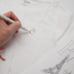 DIY Paris Doodle T-Shirt Drawing by Trinkets in Bloom