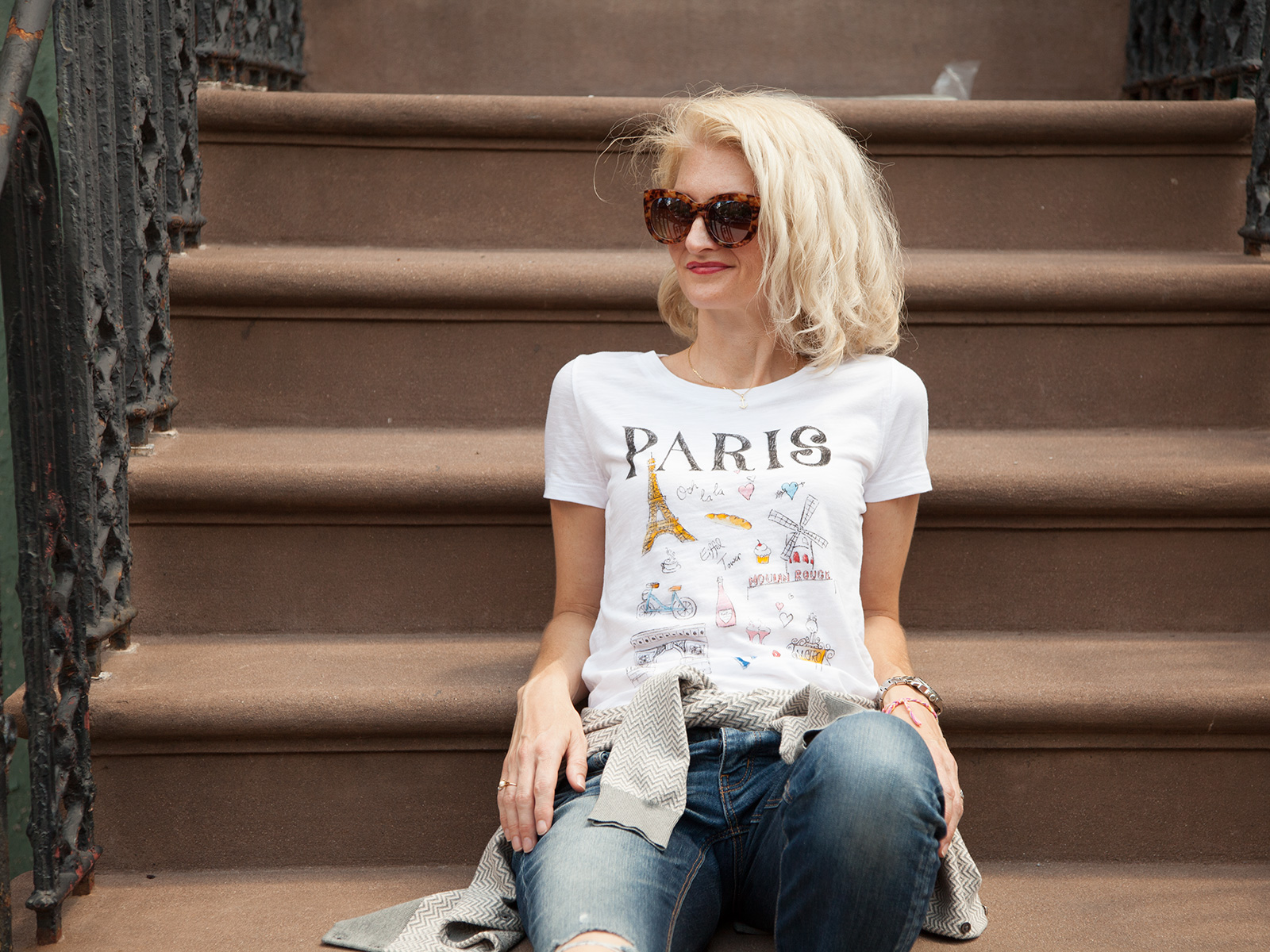 DIY Paris Doodle T-Shirt Photo 2 by Trinkets in Bloom