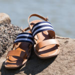 DIY Striped Sandals photo 3 by Trinkets in Bloom