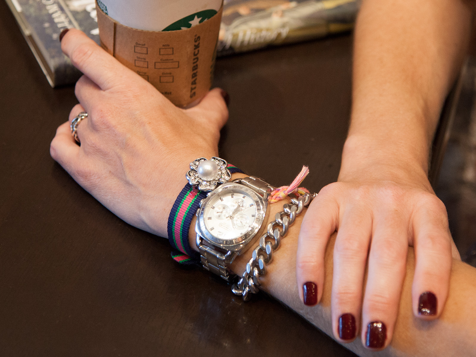 Watch Strap Rhinestone Bracelet DIY Photo 2 by Trinkets in Bloom