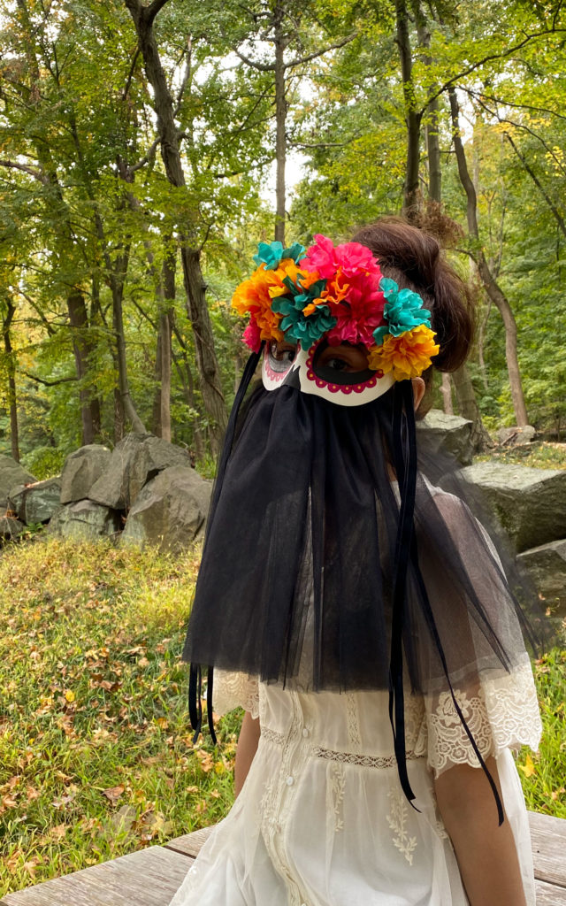 How to make a Sugar Skull inspired mask DIY